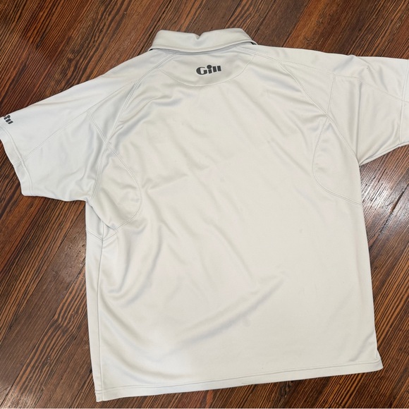 Gill US Sailing Men’s Short Sleeve Polo Embroidered Logo Sz XL SPF 50 Marine - Picture 2 of 8